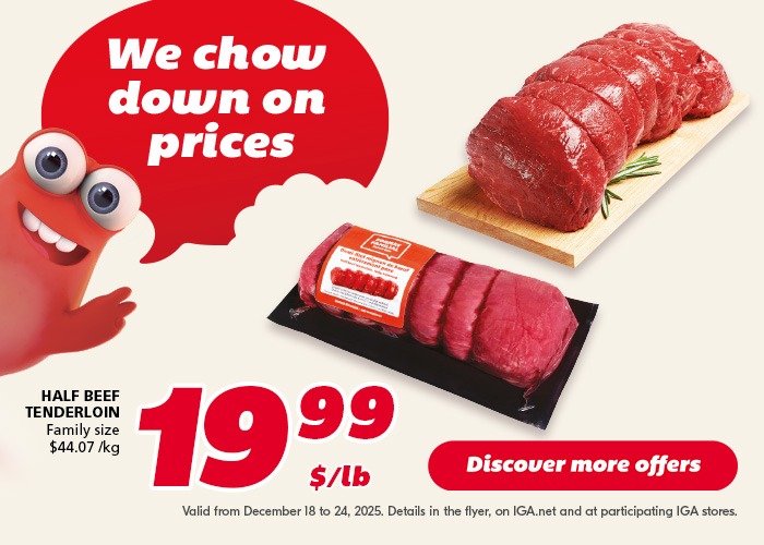 We chow down on prices - Discover more offers