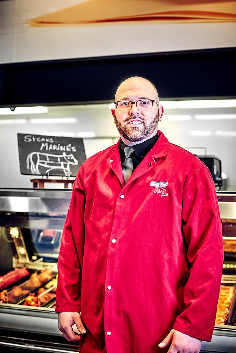 Charles-Étienne, Boucher expert chez IGA.