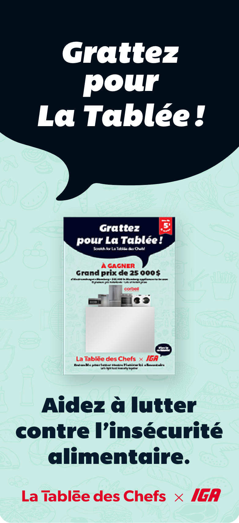 IGA x La Tablée des Chefs