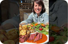 Steak de Tri-Tip à la portugaise par Geneviève O’Gleman