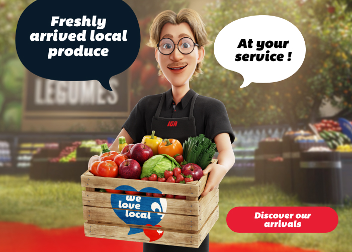 Freshly arrived local produce - Discover our arrivals