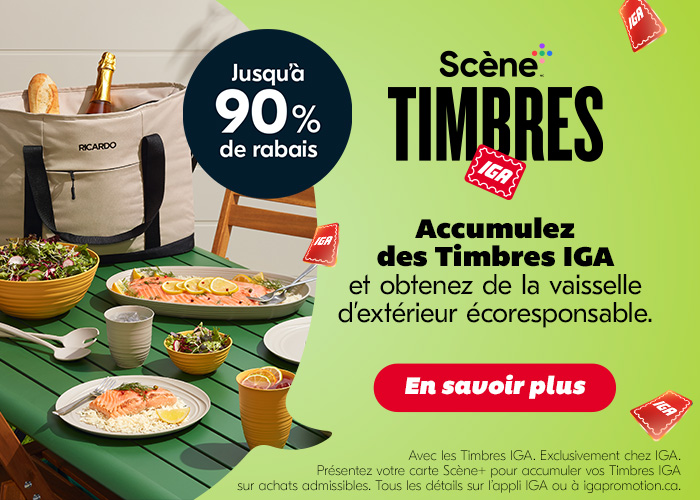 Accumulez des Timbres IGA - En savoir plus