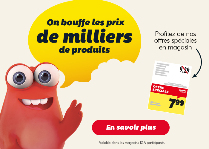 On bouffe les prix de milliers de produits - En savoir plus