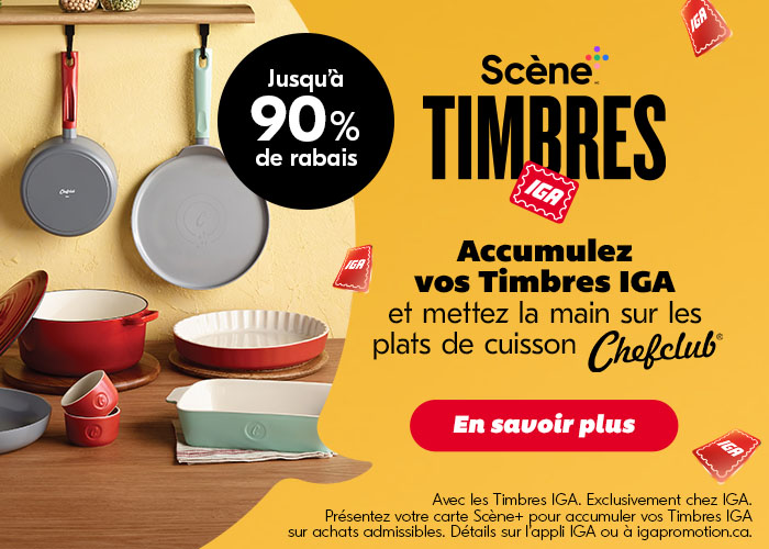 Accumulez vos Timbres IGA - En savoir plus