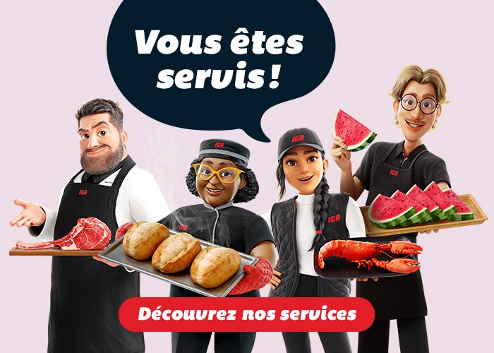 Vous êtes servis! - Découvrez nos services