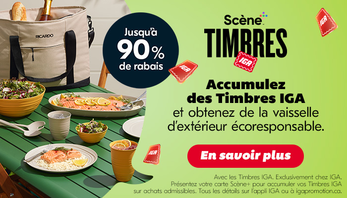 Accumulez des Timbres IGA - En savoir plus