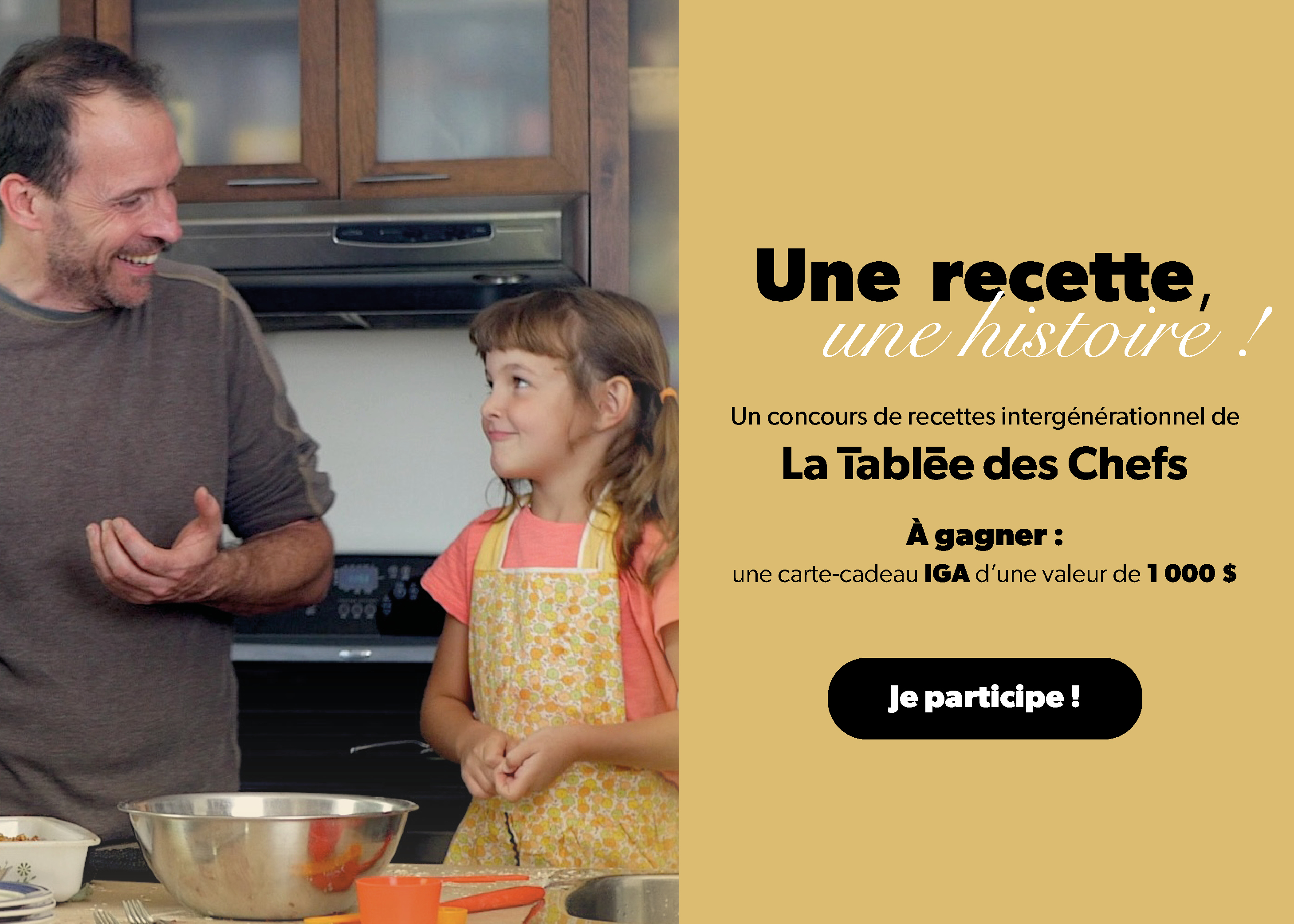 La Tablée des Chefs - Je participe!