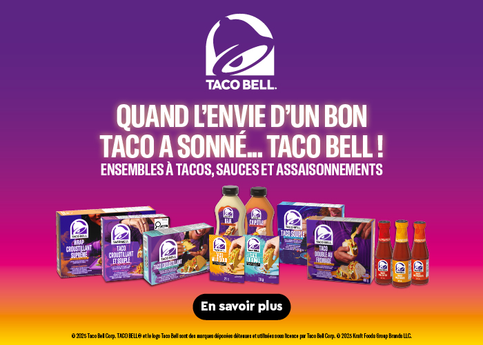 QUAND L'ENVIE D'UN BON TACO A SONNE... TACO BELL! ENSEMBLES A TACOS, SAUCES ET ASSAISONNEMENTS - En savoir plus
