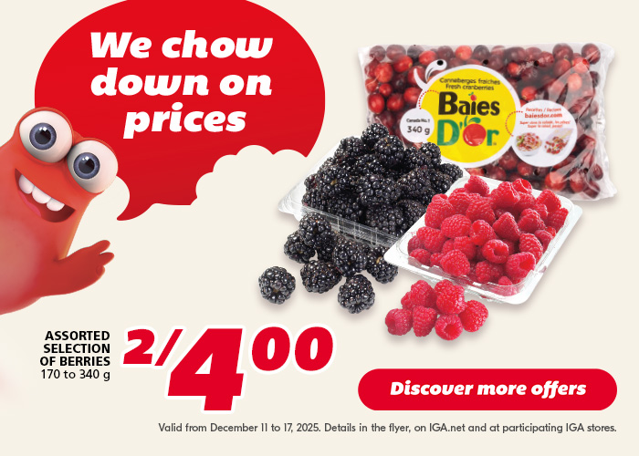 We chow down on prices - Discover more offers