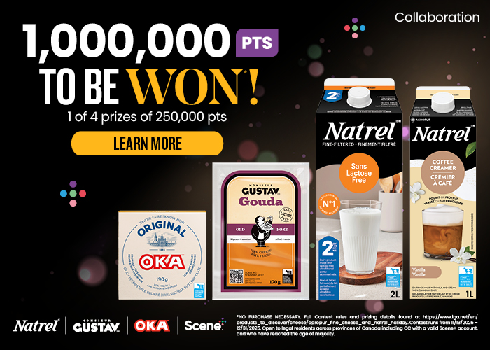 1,000,000 PTS TO BE WON! 1 of 4 prizes of 250,000 pts - Discover more offers