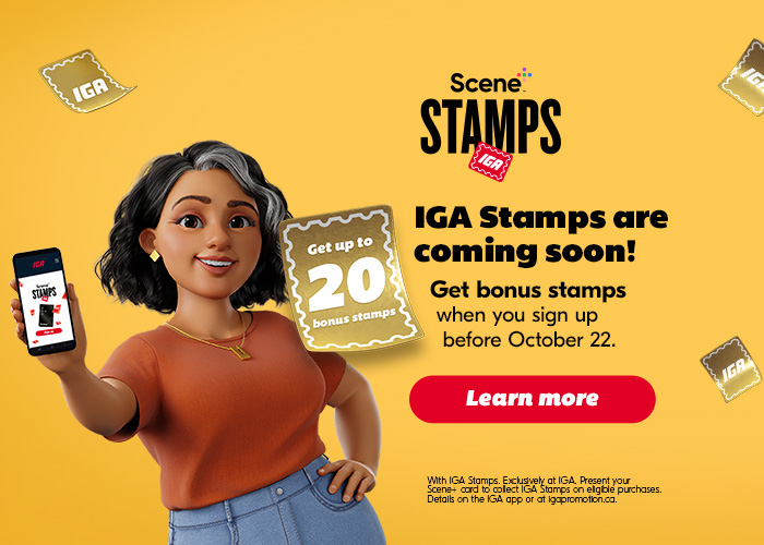IGA Stamps are coming soon! - Learn more