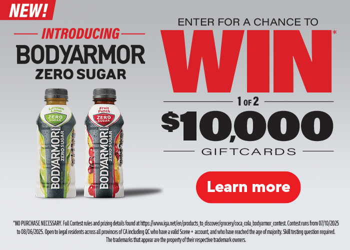 BODYARMOR ZERO SUGAR - Learn more