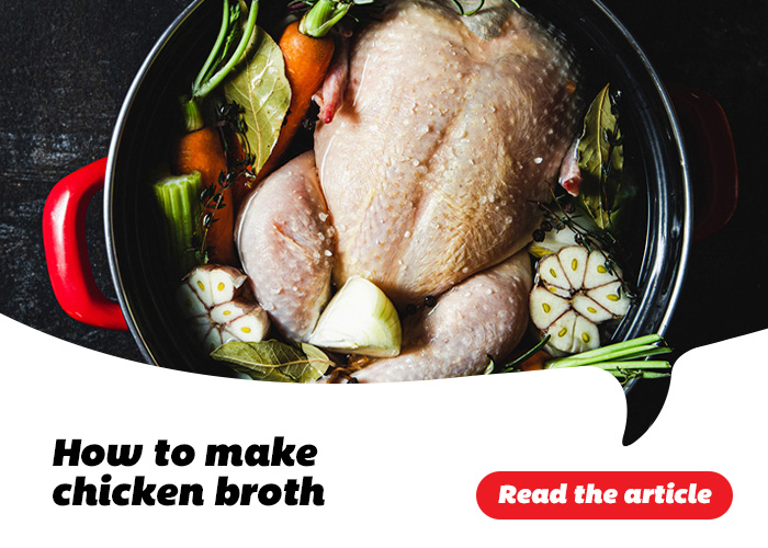 How to make chicken broth - Read the article