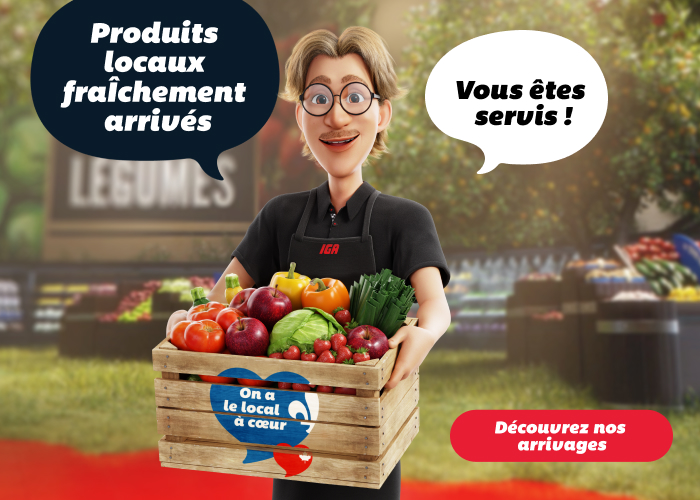 Produits locaux fraîchement arrivés - Découvrez nos arrivages