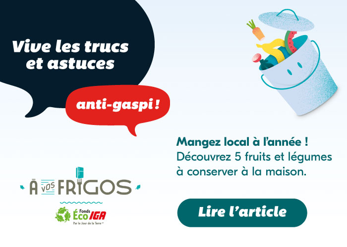 Mangez local à l'année : Découvrez 5 fruits et légumes à conserver à la maison ! - Lire l'article