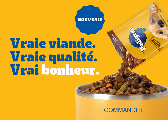 Vraie viande. Vraie qualité. Vrai bonheur.